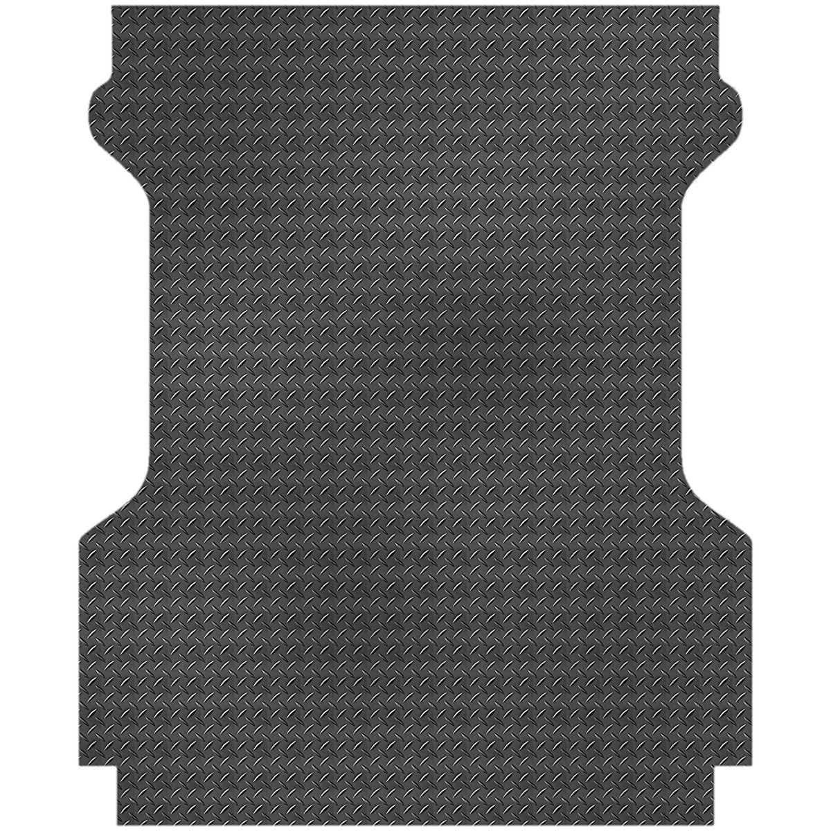 Checker Plate Rubber Ute Mat To Fit Ford Next Gen Ranger Super Cab (July 2022 to Current) - Suits Spray On Liner Or No Liner