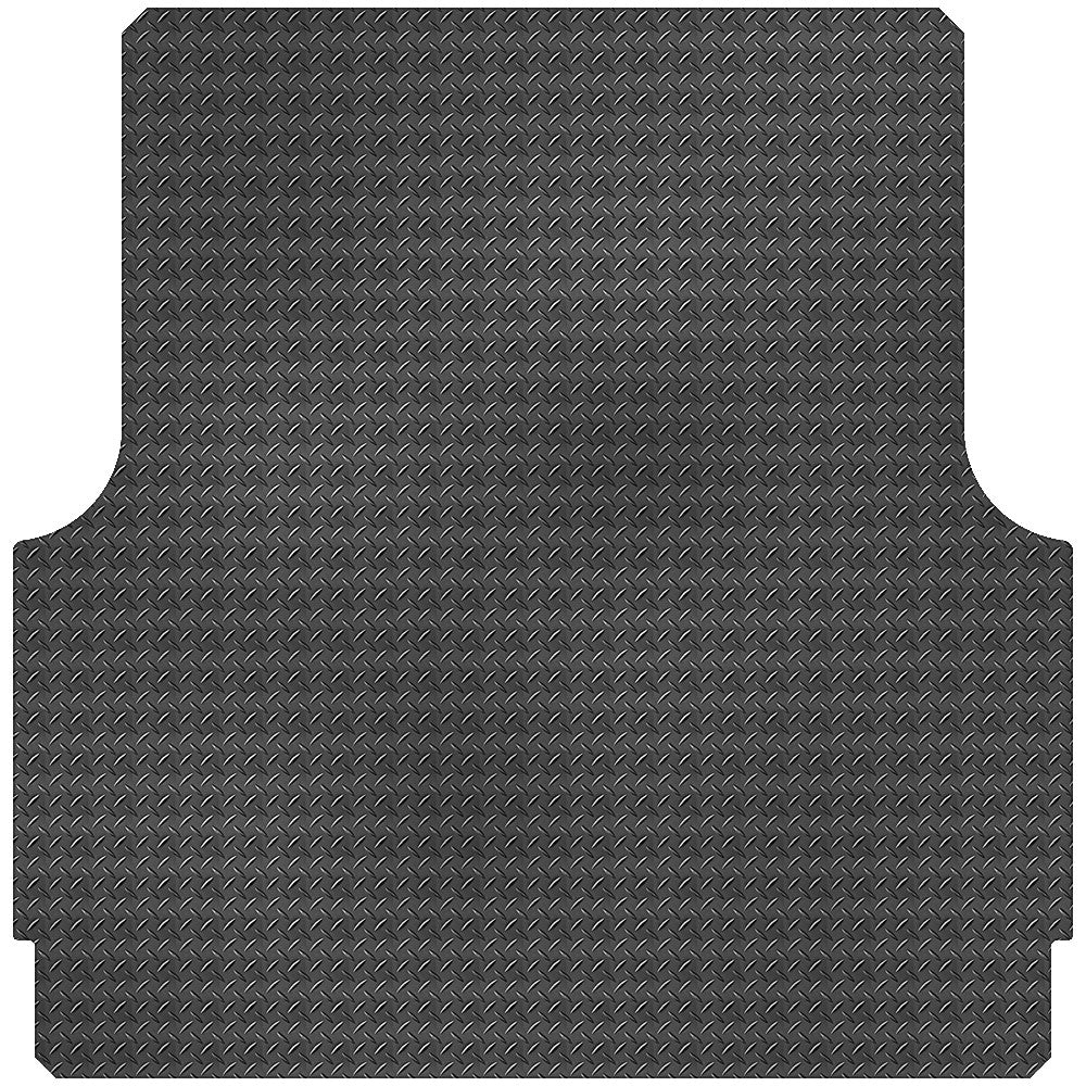 Checker Plate Rubber Ute Mat To Fit Mercedes X-Class Dual Cab Fitted with Factory Plastic Tub Liner (2018 to Current)