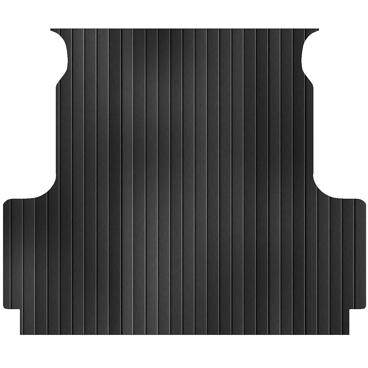 Ribbed Rubber Ute Mat To Fit Nissan Navara New NP300 Dual Cab Fitted with Factory Plastic Tub Liner (March 2021 to Feb 2026)
