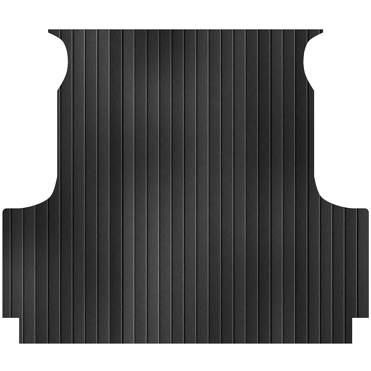 Ribbed Rubber Ute Mat To Fit Nissan Navara NP300 D23 Dual Cab Fitted with Factory Plastic Tub Liner (July 2015 to February 2021)