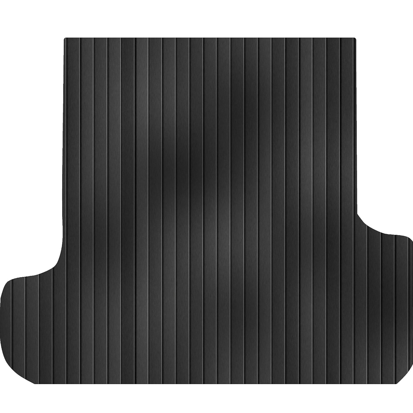 Ribbed Rubber Ute Mat To Fit Ssangyong Musso Dual Cab SWB Fitted with Factory Plastic Tub Liner (2018 to Current)