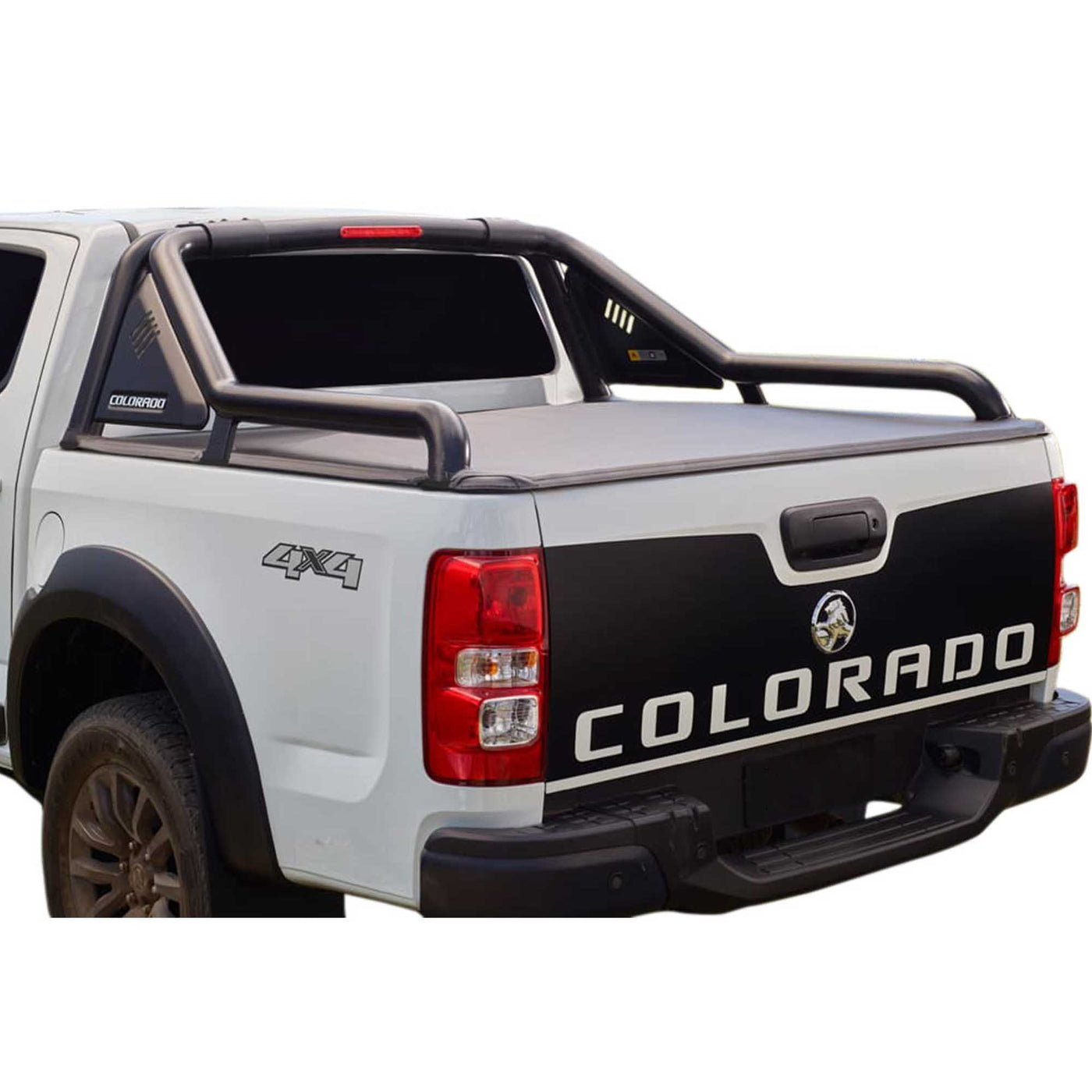 Aussie Tonneaus Replacement Clip On Tonneau Cover To Fit Holden Colorado Dual Cab Fitted with Factory Extended Sports Bars - Fits Genuine Hardware Only - (July 2012 to 2020)