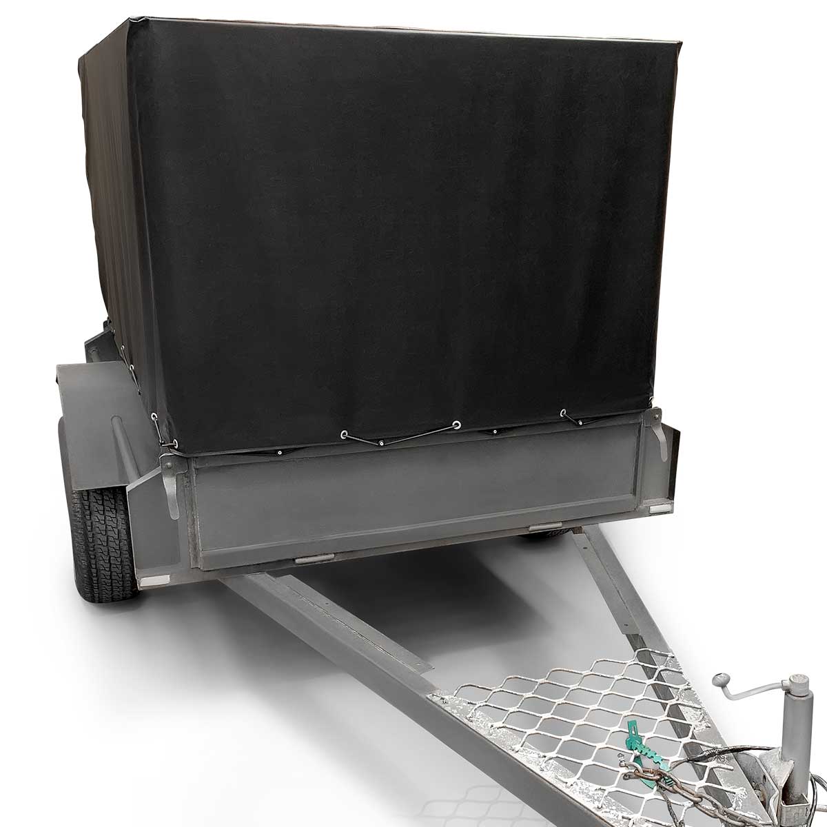 Universal Cage Trailer Tonneau Cover To Fit 6 x 4 x 3 Foot Cage Traile