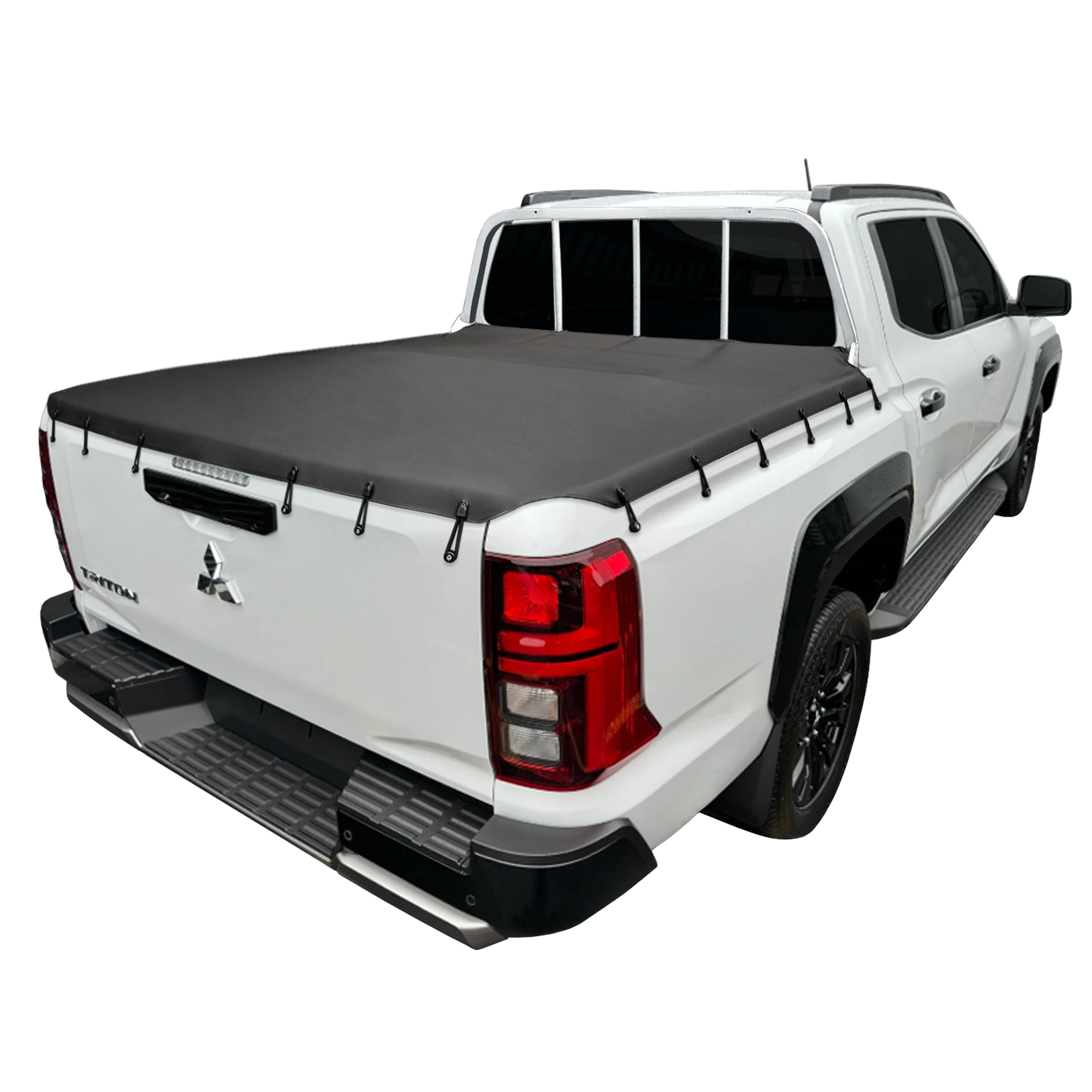 Bunji Loop Tonneau Cover To Fit Mitsubishi Triton MV New-Gen Dual Cab Fitted With Headboard (March 2024 to Current)
