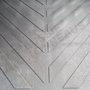 Heavy Duty Moulded Rubber Ute Mat for Next Gen Ford Ranger with Plastic Tub Liner