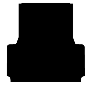 Checker Plate Rubber Ute Mat To Fit Toyota Hilux Dual Cab Fitted with GR Plastic Tub Liner (October 2015 to November 2025)