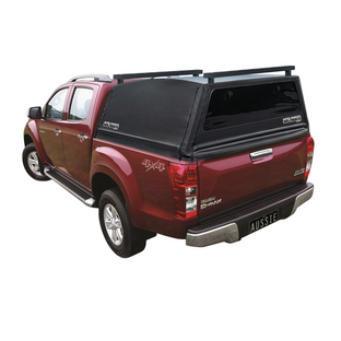 Wildback Soft Ute Canopy With Ladder Racks To Fit Isuzu D-Max Dual Cab (July 2012 to August 2020) - Windows