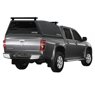 Wildback Soft Ute Canopy With Ladder Racks To Fit Holden Colorado RC Dual Cab (2008 to May 2012) - Windows
