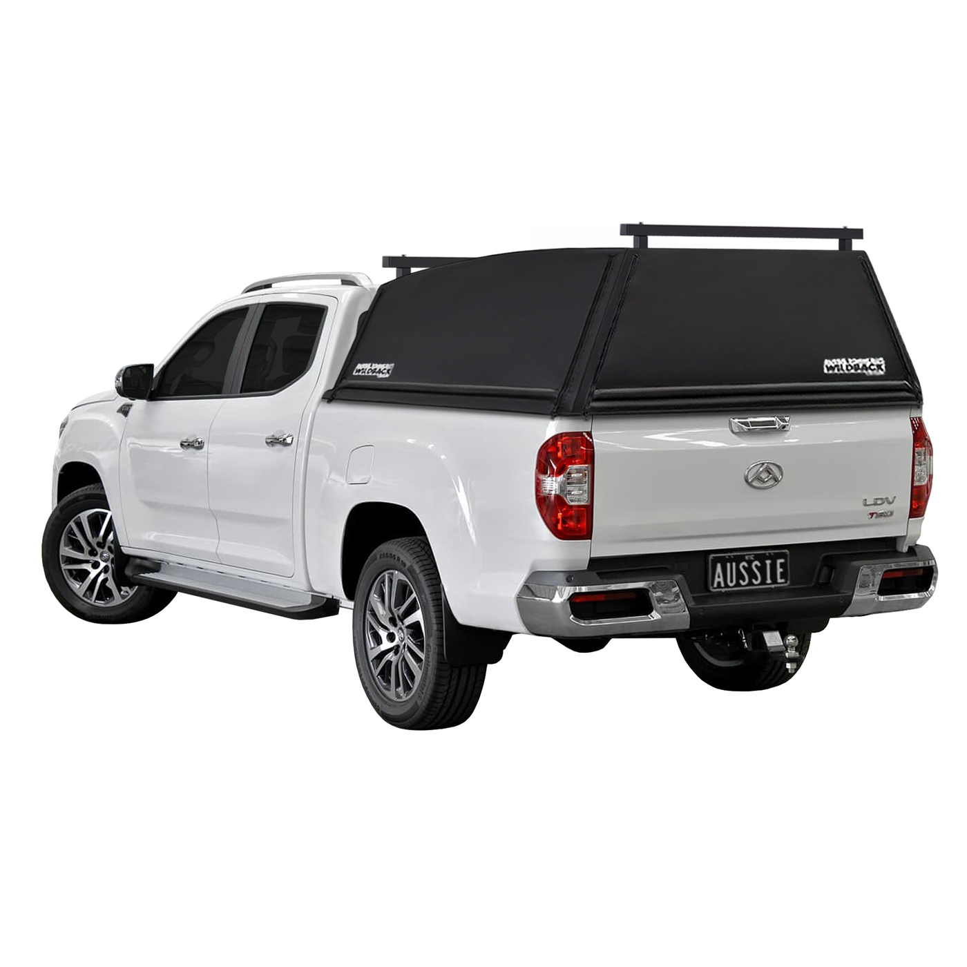 Wildback Soft Ute Canopy With Ladder Racks To Fit LDV T60/T60 Max Mega Tub (2017 - Current)