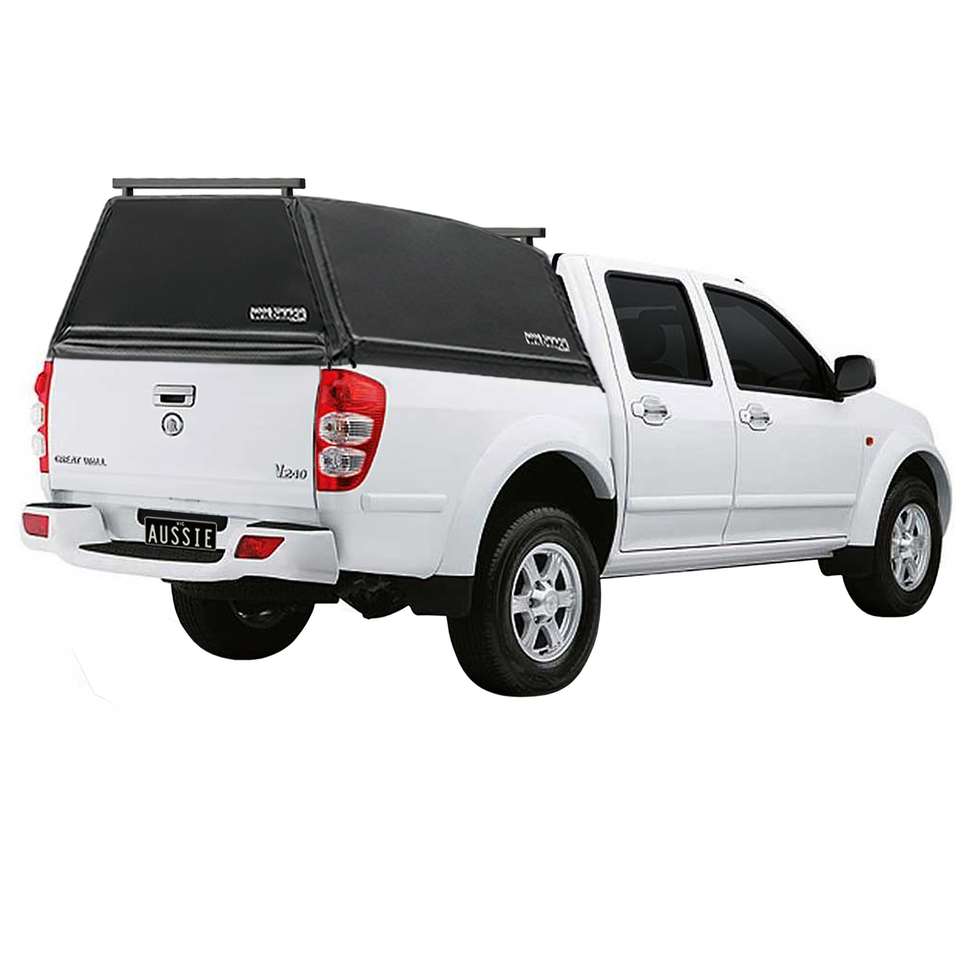 Wildback Soft Ute Canopy With Ladder Racks To Fit GWM V200/V240 Dual Cab (2009 to 2015)