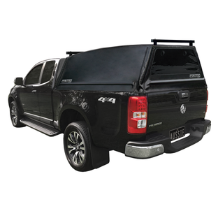 Wildback Soft Ute Canopy With Ladder Racks To Fit Holden Colorado Space Cab (July 2012 to 2020) - Windows