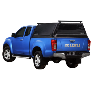Wildback Soft Ute Canopy With Ladder Racks To Fit Isuzu D-Max Space Cab (July 2012 to August 2020) - Windows