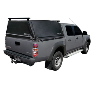 Wildback Soft Ute Canopy With Ladder Racks To Fit Mazda BT-50 Dual Cab With Tie Down Rails (2007 - October 2011)