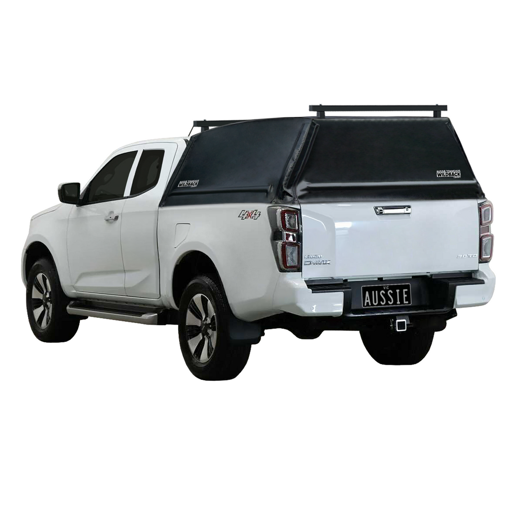 Wildback Soft Ute Canopy With Ladder Racks To Fit Isuzu D-Max Space Cab (September 2020 to Current)