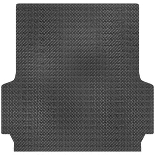 Checker Plate Rubber Ute Mat To Fit Ford Next Gen Ranger WildTrak Dual Cab Fitted with Factory WildTrak Plastic Tub Liner (July 2022 to Current)