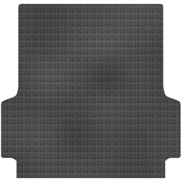 Checker Plate Rubber Ute Mat To Fit Ford Next Gen Ranger Dual Cab Fitted with Factory Plastic Tub Liner (July 2022 to Current)