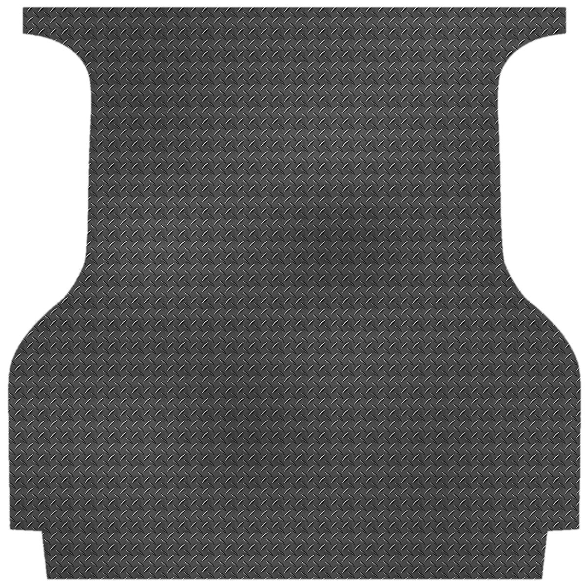 Checker Plate Rubber Ute Mat To Fit Ford Ranger PX Dual Cab (November 2011 to June 2022) - Suits Spray On Liner Or No Liner