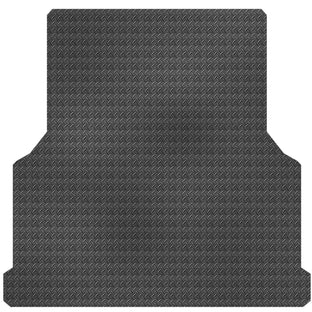 Checker Plate Rubber Ute Mat To Fit Holden Colorado RG Dual Cab Fitted with Factory Plastic Tub Liner (July 2012 to 2020)