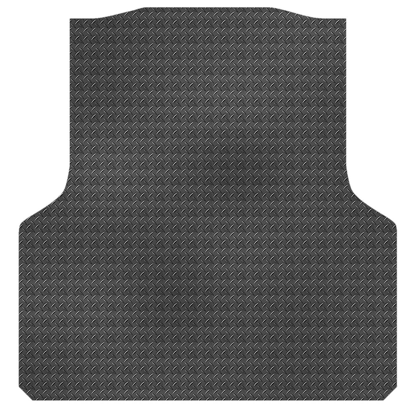 Checker Plate Rubber Ute Mat To Fit Isuzu D-Max Dual Cab (September 2020 to Current) - Suits Spray On Liner Or No Liner