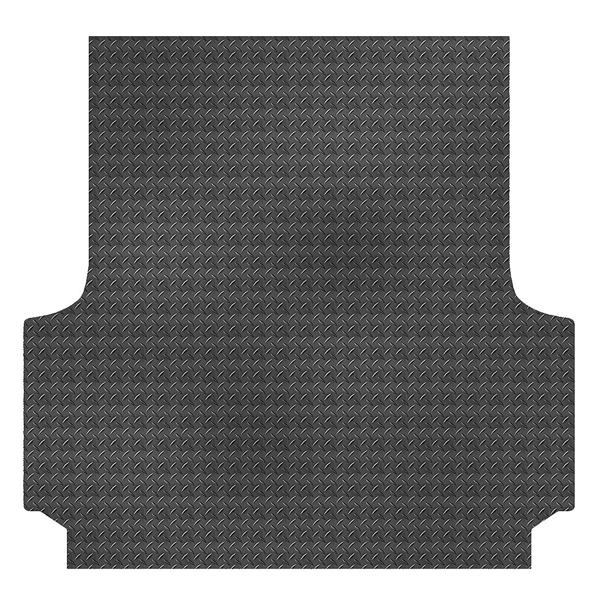 Checker Plate Rubber Ute Mat To Fit Kia Tasman Dual Cab (2025 to Current) - Suits Without Tub Liner