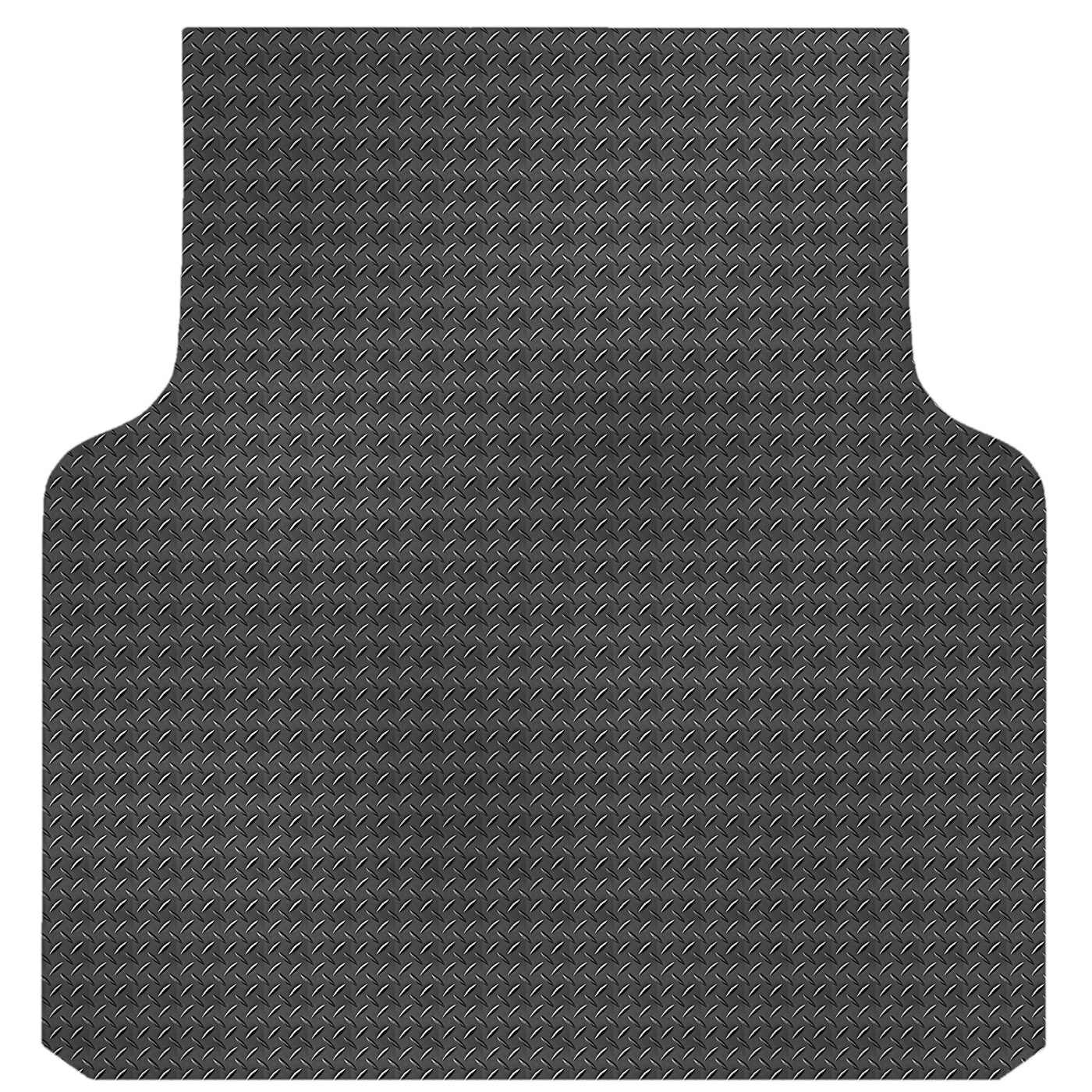 Checker Plate Rubber Ute Mat To Fit Mitsubishi Triton MN Dual Cab (October 2009 to June 2015) - Suits Spray On Liner Or No Liner