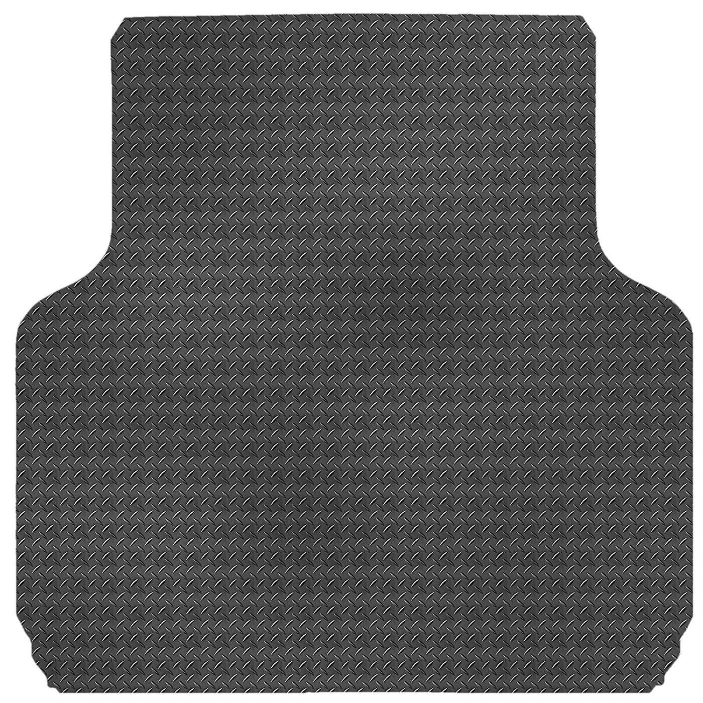 Checker Plate Rubber Ute Mat To Fit Mitsubishi Triton MQ-MR Dual Cab (July 2015 to February 2024) - Suits Spray On Liner Or No Liner