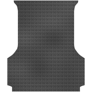 Checker Plate Rubber Ute Mat To Fit Mitsubishi Triton MV New-Gen Club Cab Fitted with Factory Plastic Tub Liner (March 2024 to Current)