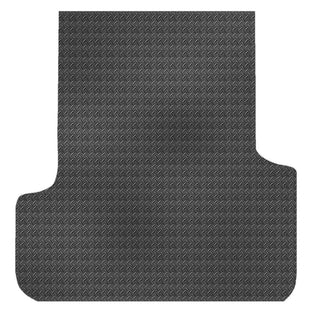 Checker Plate Rubber Ute Mat To Fit Ssangyong Musso Dual Cab LWB Fitted with Factory Plastic Tub Liner (2018 to Current)