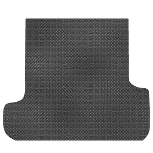 Checker Plate Rubber Ute Mat To Fit Ssangyong Musso Dual Cab SWB Fitted with Factory Plastic Tub Liner (2018 to Current)