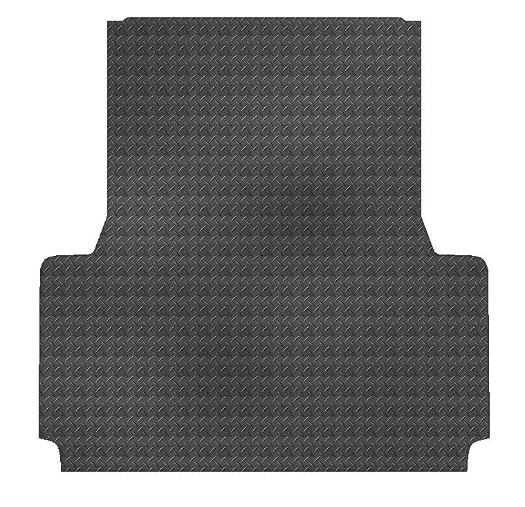 Checker Plate Rubber Ute Mat To Fit Toyota Hilux Dual Cab Fitted with GR Plastic Tub Liner (October 2015 to November 2025)
