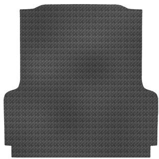 Checker Plate Rubber Ute Mat To Fit Volkswagen Amarok Dual Cab (2011 to April 2023) - Suits Spray On Liner Or No Liner