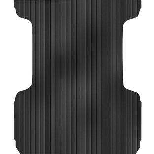 Ribbed Rubber Ute Mat To Fit Ford Courier Super Cab (1986 to 2006) - Suits Spray On Liner Or No Liner
