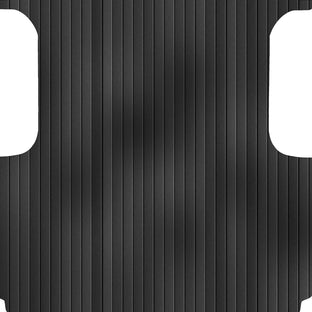 Ribbed Rubber Ute Mat To Fit Foton Tunland P201 Dual Cab (2012 to 2019) - Suits Spray On Liner Or No Liner