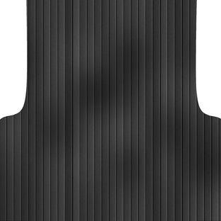 Ribbed Rubber Ute Mat To Fit Nissan Navara D40 Dual Cab (2006 to June 2015) - Suits Spray On Liner Or No Liner