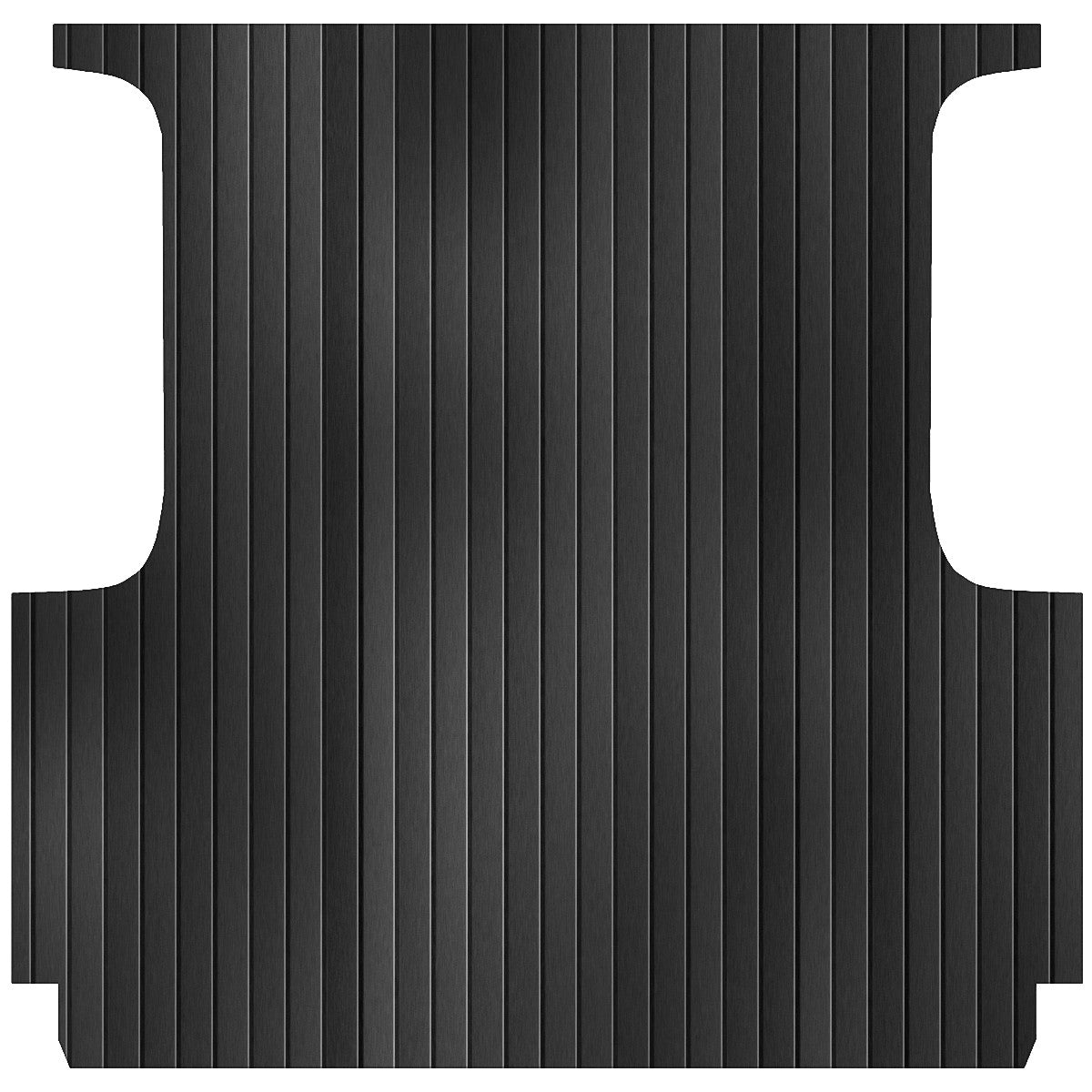 Ribbed Rubber Ute Mat To Fit Nissan Navara New NP300 D23 Dual Cab (March 2021 to Feb 2026) - Suits Spray On Liner Or No Liner