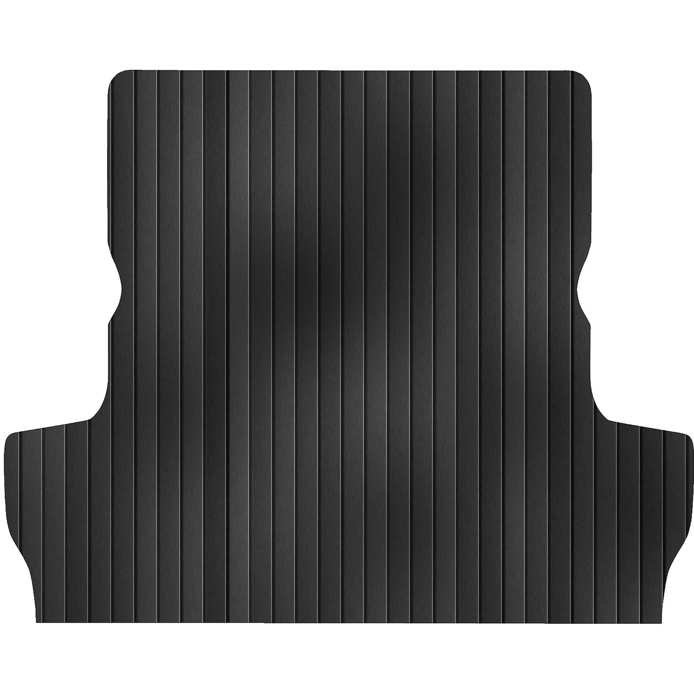 Ribbed Rubber Ute Mat To Fit Ssangyong Actyon Dual Cab (May 2007 to July 2018) - Suits Spray On Liner Or No Liner