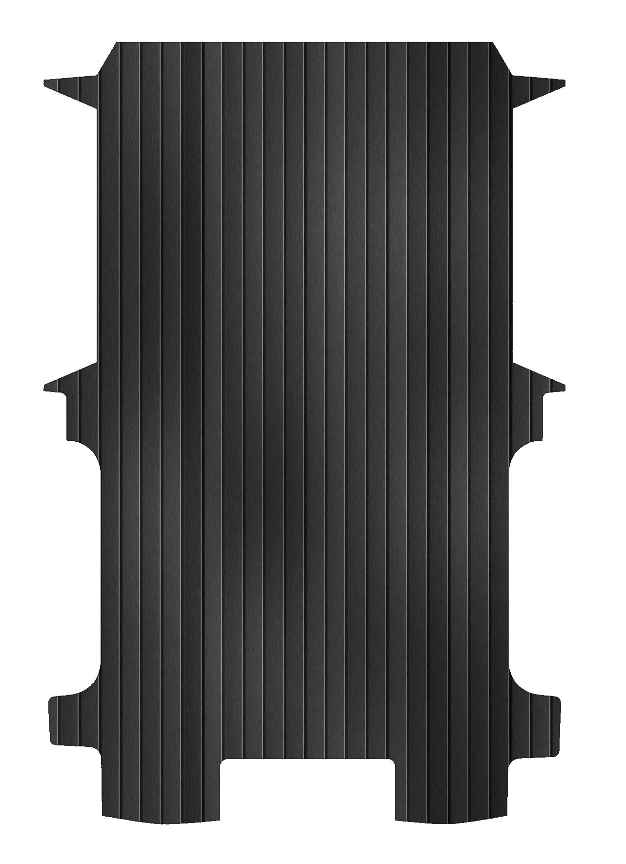 Ribbed Rubber Van Mat To Fit Ford Transit Van SWB - 2 Side Doors (September 2024 - Current)
