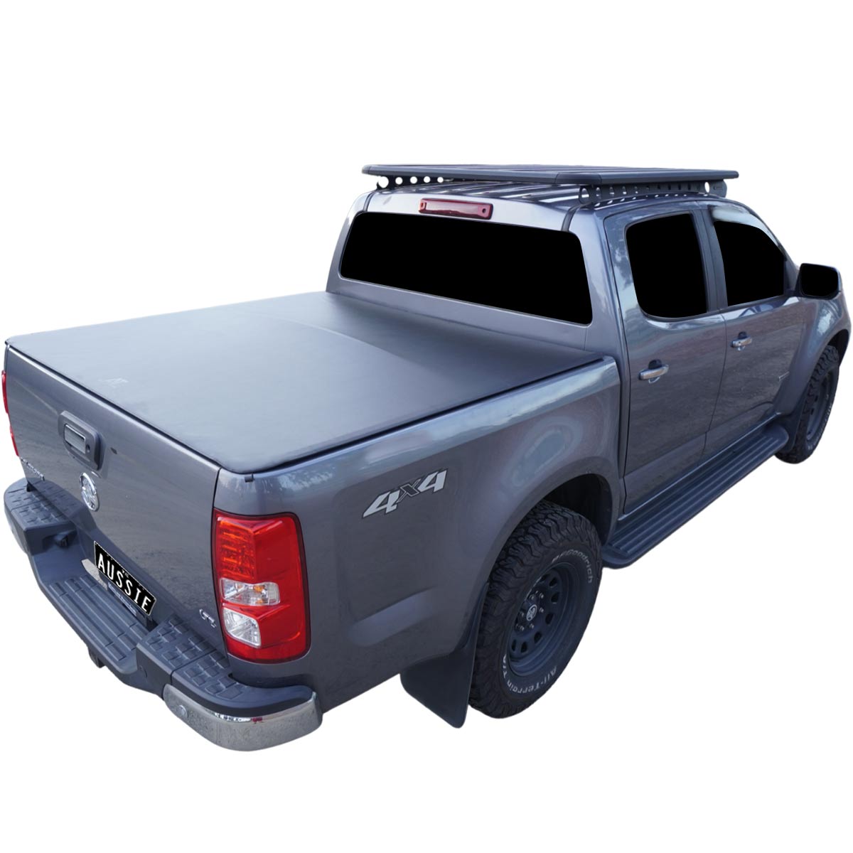 Aussie Tonneaus Clamp On Pro Drill-Less Tonneau Cover To Fit Holden Colorado RG Dual Cab (July 2012 to 2020) 