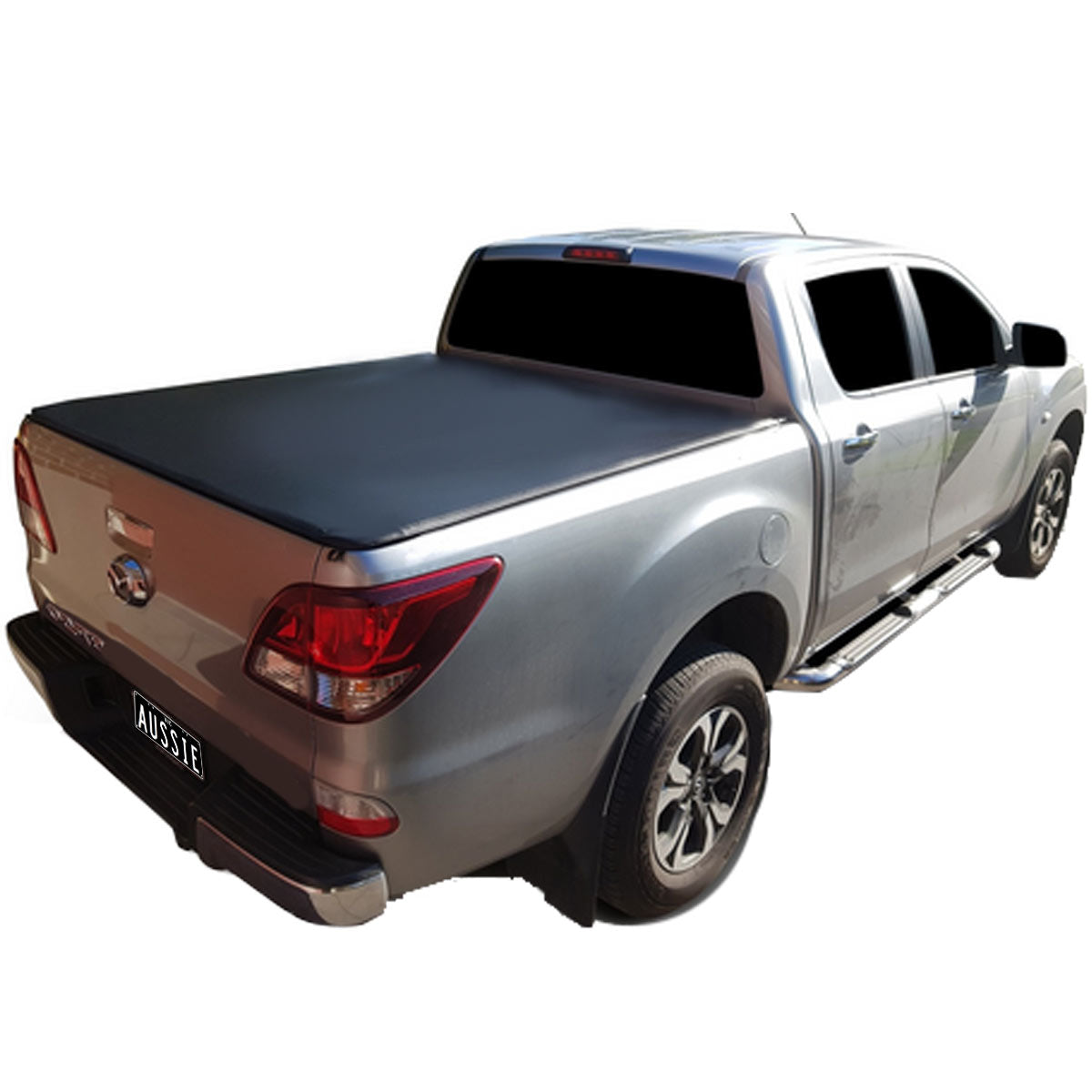 Aussie Tonneaus Clamp On Pro Drill-Less Tonneau Cover To Fit Mazda BT-50 Dual Cab (November 2011 to September 2020) 