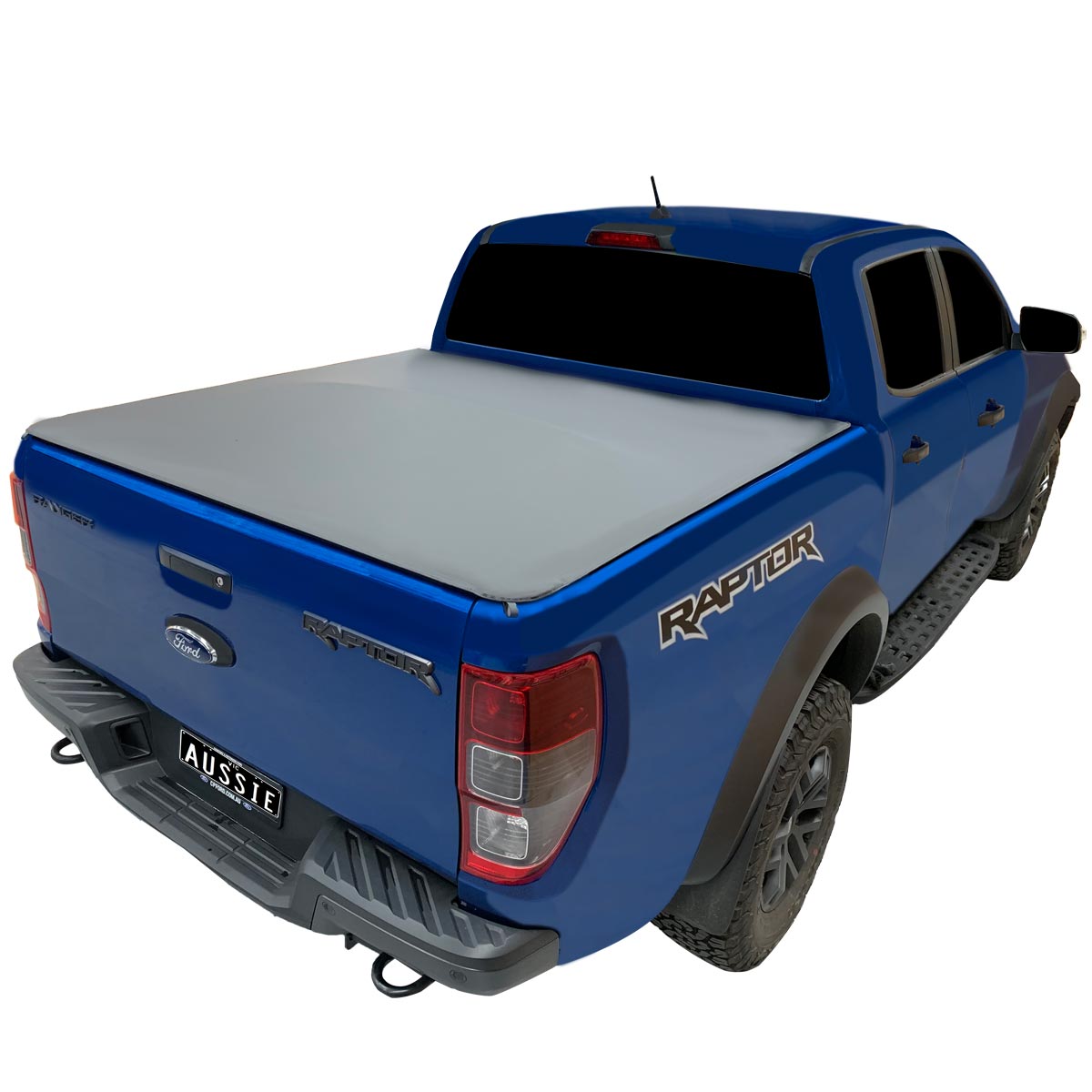 Aussie Tonneaus Clamp On Pro Drill-Less Tonneau Cover To Fit Ford Ranger Raptor Dual Cab (November 2011 to Current) 