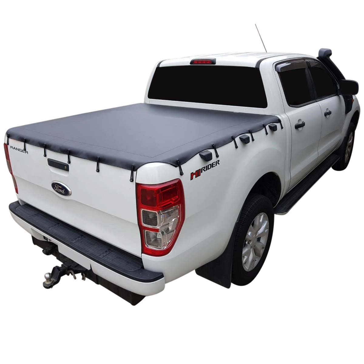 Aussie Tonneaus Bunji Loop Tonneau Cover To Fit Ford Ranger PX Dual Cab (November 2011 to Current) 