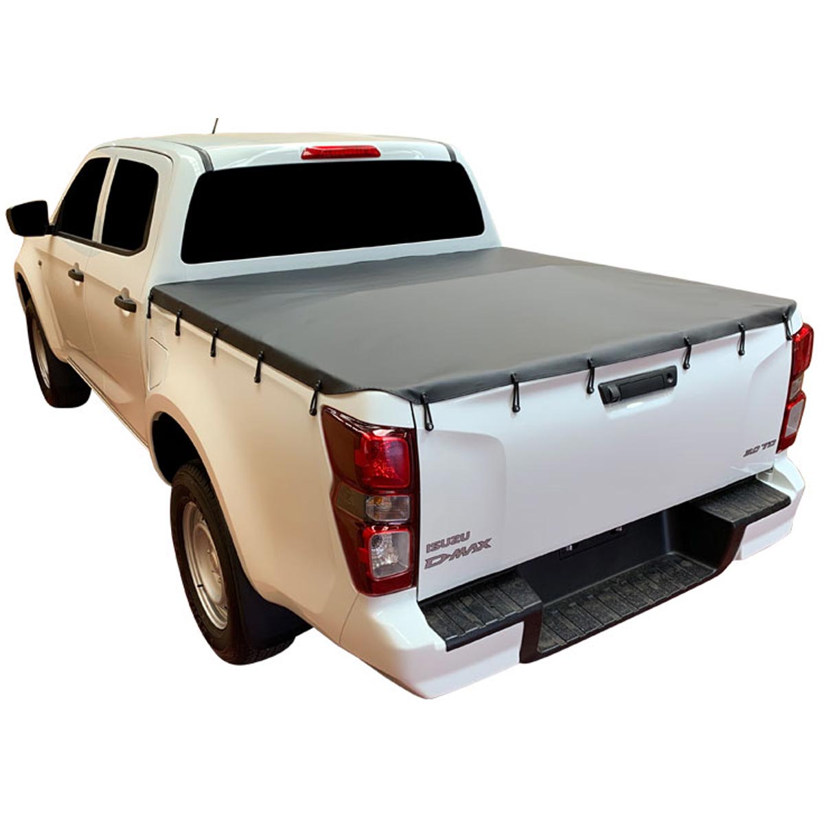 Aussie Tonneaus Bunji Loop Tonneau Cover To Fit Isuzu D-Max Dual Cab (September 2020 to Current) 