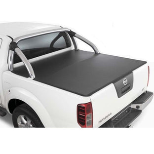 Aussie Tonneaus Clip On Tonneau Cover To Fit Nissan Navara ST/ST-X D40 Dual Cab Fitted With Factory Sports Bars (2006 to June 2015) 