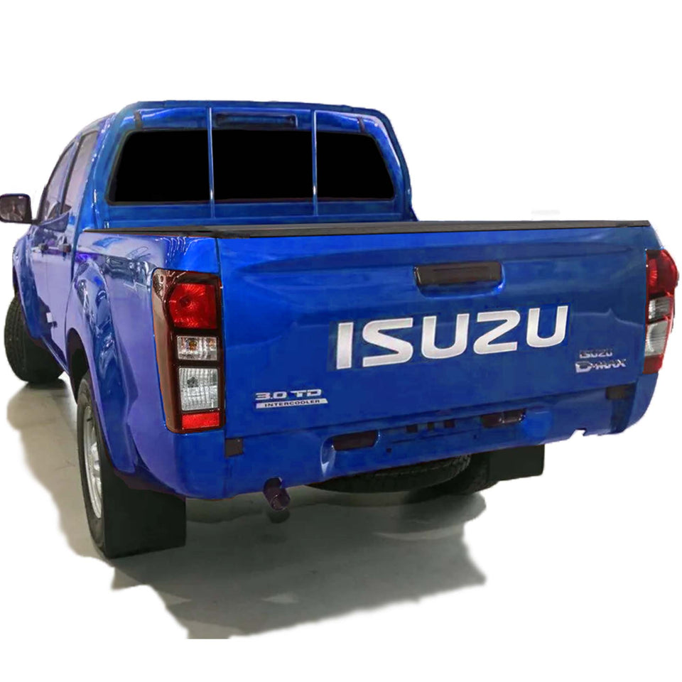 Aussie Tonneaus Clip On Tonneau Cover To Fit Isuzu D-Max Dual Cab Fitted With Factory Headboard (July 2012 to August 2020) 