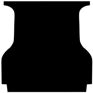 Aussie Tonneaus Ribbed Rubber Ute Mat To Fit Ford Ranger PX Dual Cab (November 2011 to Current) 