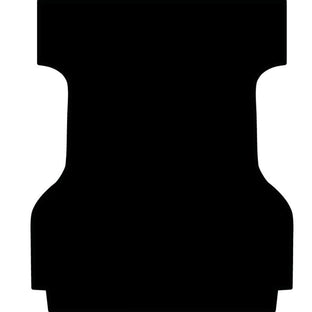 Aussie Tonneaus Ribbed Rubber Ute Mat To Fit Ford Ranger PX Super Cab (November 2011 to Current) 