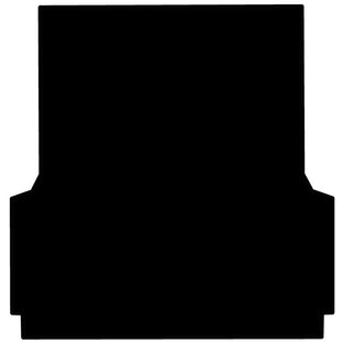 Aussie Tonneaus Ribbed Rubber Ute Mat To Fit Ford Ranger PX Dual Cab Fitted with Factory Tub Liner (November 2011 to Current) 