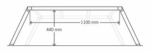 Wildback Soft Ute Canopy With Ladder Racks To Fit Toyota Hilux A-Deck SR5 Dual Cab (October 2015 to November 2025)