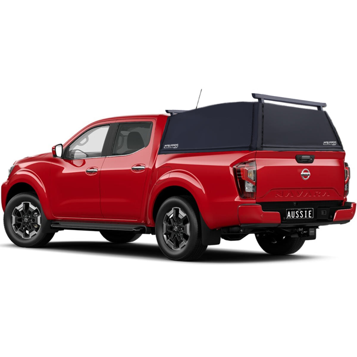 Aussie Tonneaus Wildback Soft Ute Canopy With Ladder Racks To Fit Nissan Navara New NP300 D23 Dual Cab (March 2021 to Current) 