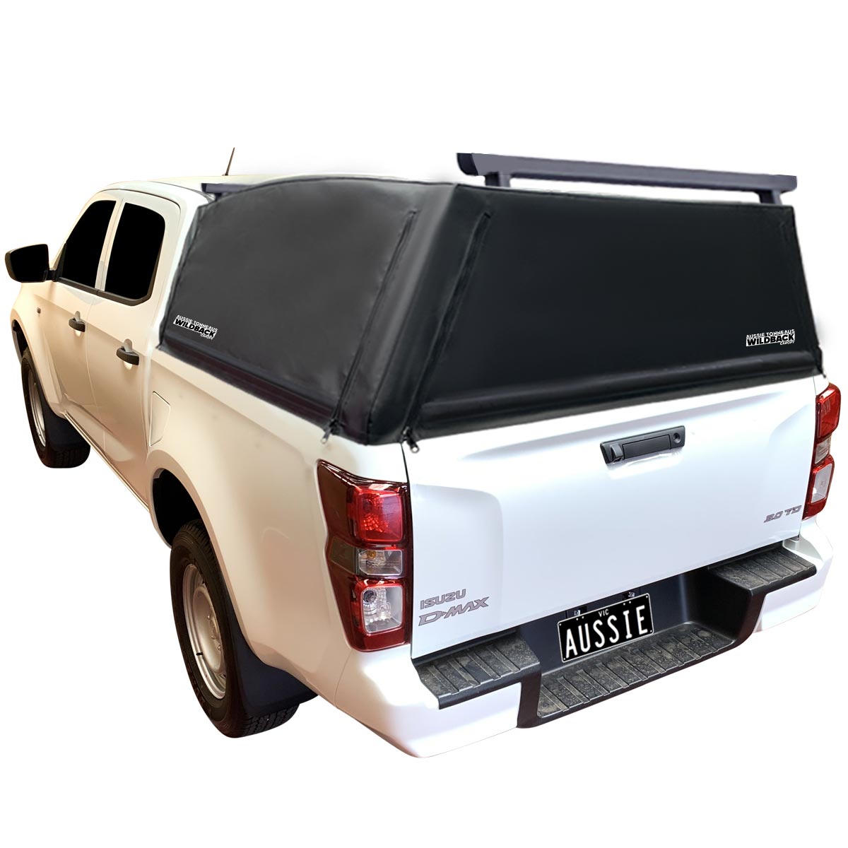Wildback Soft Ute Canopy With Ladder Racks To Fit New Isuzu D-Max Dual ...